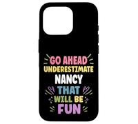 Carcasa para iPhone 16 Pro Nancy Personalized Women's Gift Custom Nancy