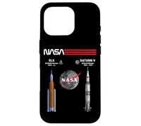 Carcasa para iPhone 16 Pro NASA Artemis Apollo Luna Misión SLS Saturn V