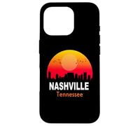 Carcasa para iPhone 16 Pro Nashville Tennessee Vintage Sunset Retro City State USA