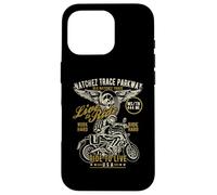 Carcasa para iPhone 16 Pro Natchez Trace Parkway MS TN USA - Motocicleta con diseño Desgastado