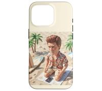 Carcasa para iPhone 16 Pro New Funny Distressed Male Doll Meme, at The Beach