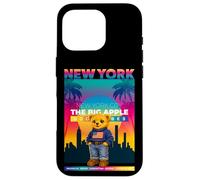 Carcasa para iPhone 16 Pro New York City NY Teddy Bear - Urban Bear with American Style
