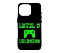 Carcasa para iPhone 16 Pro Nivel 9 Desbloqueado 9º Cumpleaños Gaming Presente Cotización
