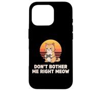 Carcasa para iPhone 16 Pro No me molestes, ¿Verdad? Meow Cat Gamer Retro
