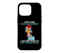 Carcasa para iPhone 16 Pro No Necesito Manejar la ira, Solo Necesito Que la Gente se detenga