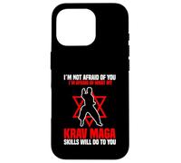 Carcasa para iPhone 16 Pro No Tengo Miedo de ti Krav Maga Habilidades Artes Marciales