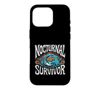 Carcasa para iPhone 16 Pro Nocturnal Survivor Night Shift Nurse Medical Coffee