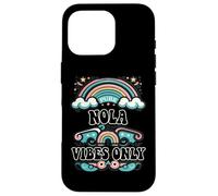 Carcasa para iPhone 16 Pro NOLA Vibes Only Cute Retro Girls NOLA Name