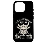 Carcasa para iPhone 16 Pro Nordic Viking: That Which Does Not Kill Me Should Run