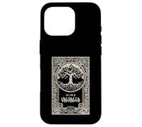 Carcasa para iPhone 16 Pro Nos vemos en Valhalla Viking Tree of Life Mitología nórdica