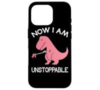 Carcasa para iPhone 16 Pro Now I'm Unstoppable - Funny T-Rex Dinosaur