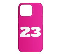 Carcasa para iPhone 16 Pro Número 23 Twenty-Three Sports Team Back Print Matching