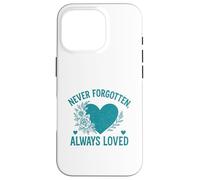 Carcasa para iPhone 16 Pro Nunca Olvidado Siempre Amado para Siempre