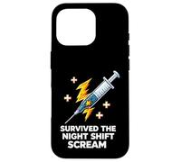 Carcasa para iPhone 16 Pro Nurse Survived The Night Shift Scream
