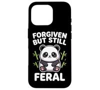 Carcasa para iPhone 16 Pro Obra de Arte Kawaii de Panda gordito perdonado Pero todavía Salvaje