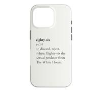 Carcasa para iPhone 16 Pro Ochenta y Seis Diccionario Definición Activista Político Diseño