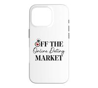 Carcasa para iPhone 16 Pro Off The Online Dating Market Bridal Shower Bride Newlywed