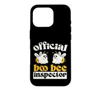 Carcasa para iPhone 16 Pro Official Boo Bee Inspector Halloween Humor Funny Ghost