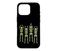 Carcasa para iPhone 16 Pro Ohio Skeleton Halloween Retro Vintage Aesthetic Graphic