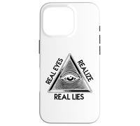 Carcasa para iPhone 16 Pro Ojo Que Todo lo ve - 'Los Ojos Reales se Dan Cuenta de la pirámide de mentiras Reales