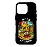 Carcasa para iPhone 16 Pro Okinawa japonés Shisa Beach Path Kawaii Kanji Souvenir