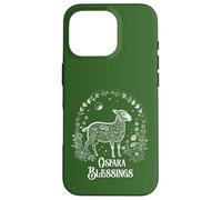 Carcasa para iPhone 16 Pro Ostara Blessings Pagan Spring Lamb Floral Moon Ostara