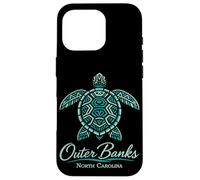 Carcasa para iPhone 16 Pro Outer Banks Mandala Tortuga Carolina Tropical Beach