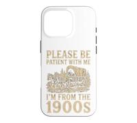 Carcasa para iPhone 16 Pro Paciente Conmigo, Soy del Humor de vagón de la década de 1900