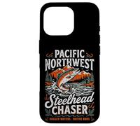 Carcasa para iPhone 16 Pro Pacific Northwest Steelhead Chaser Fishing PNW Trout Angler