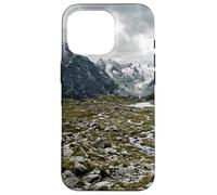 Carcasa para iPhone 16 Pro Paisaje escénico de los Picos del Glaciar del Valle de la montaña Alpina