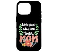 Carcasa para iPhone 16 Pro Palabras Cruzadas a mamá diseño Floral a Mano