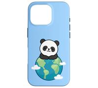 Carcasa para iPhone 16 Pro Panda Madre Tierra Día Divertido para Amante del Planeta Ambiente