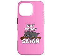 Carcasa para iPhone 16 Pro Pantera Negra Nope Not Today Satan