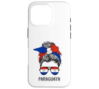 Carcasa para iPhone 16 Pro Paraguayan Paraguaya Girl Paraguayan Heritage Paraguay Flag