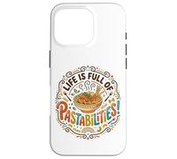 Carcasa para iPhone 16 Pro Pasta Lover Comida Italiana Juego de Palabras Spaghetti Noodle