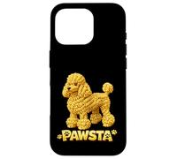 Carcasa para iPhone 16 Pro Pasta Poodle Comida Italiana Spaghetti Puppy Love Is Ruff