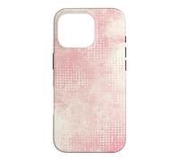 Carcasa para iPhone 16 Pro Patrón Retro Vintage Rosa y Crema Envejecido
