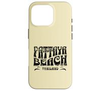 Carcasa para iPhone 16 Pro Pattaya Beach Tailandia Diseño Retro Desgastado