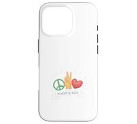 Carcasa para iPhone 16 Pro Peaceful Soul Peace Sign Hand Gesture Love Graphic Nature