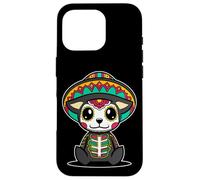 Carcasa para iPhone 16 Pro Perro Día delos Muertos Calavera Azúcar Mexicana Kawaii