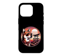 Carcasa para iPhone 16 Pro Perro en el Gran Santuario de Inari, Fushimi Japón Kioto