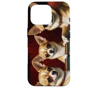 Carcasa para iPhone 16 Pro Perros Jugando Al Poker Perro Chihuahua Juego De Cartas