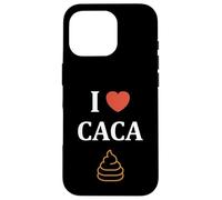 Carcasa para iPhone 16 Pro Péteur prout J'aime le Caca Humour i Love Caca