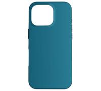 Carcasa para iPhone 16 Pro Petrol Teal Blue Minimalista Estética Color Sólido