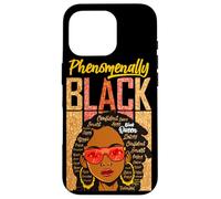 Carcasa para iPhone 16 Pro Phenomenally Black Girl Magic Melanin Love Mujeres Niñas Mamá
