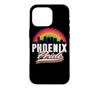 Carcasa para iPhone 16 Pro Phoenix Arizona LGBT Lesbian Gay Bisexual Rainbow LGBTQ
