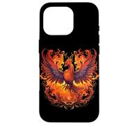 Carcasa para iPhone 16 Pro Phoenix Eagle Renacido Nuevo Comienzo Llamas Bajo Sol Simbólico