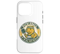 Carcasa para iPhone 16 Pro Pickleball Divertido golpea la Pelota Esperanza para el Mejor Capibara