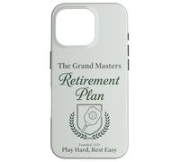 Carcasa para iPhone 16 Pro Pickleball Plan de jubilación Divertido Jubilado