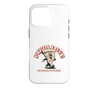 Carcasa para iPhone 16 Pro Pizza Love In Crust We Trust (Declaración de Comida Divertida)